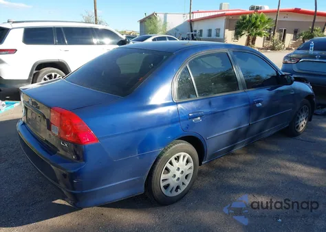2005 Honda Civic Lx from USA, damaged, VIN JHMES165X5S004351